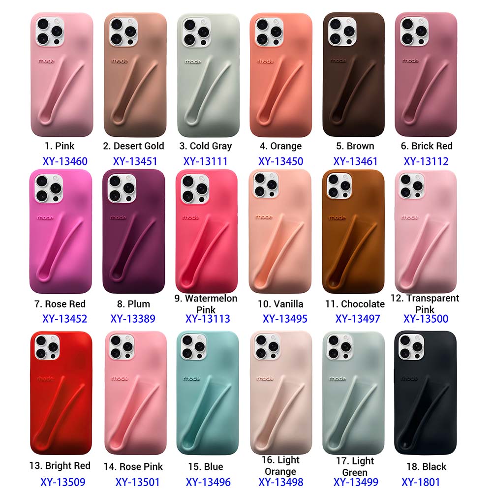 Rhode Lip Gloss Case for iPhone 12~17 Series
